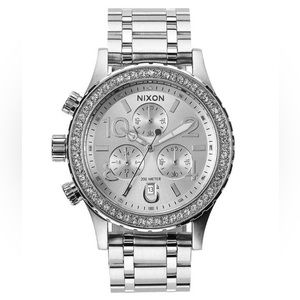 Nixon 38 20 Silver Watch